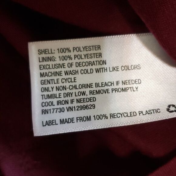 Wine lace overlay dresy tank - Picture 4 of 4